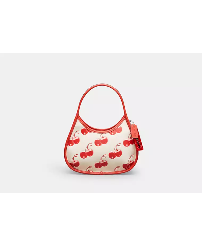 Ergo Bag In Coachtopia Leather With Cherry Print