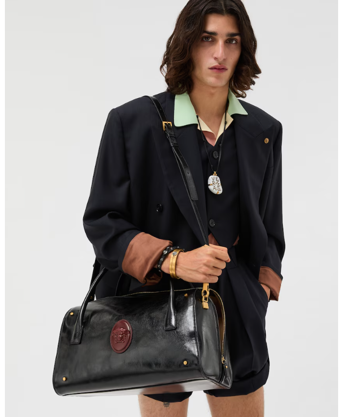 Roomy Large Leather Duffel Bag