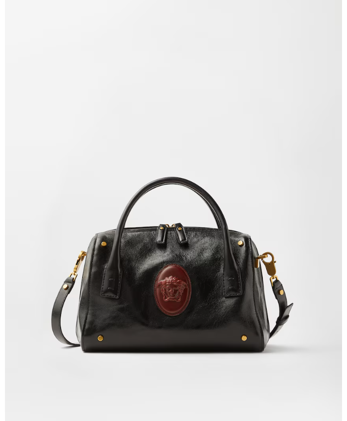 Roomy Leather Boston Bag