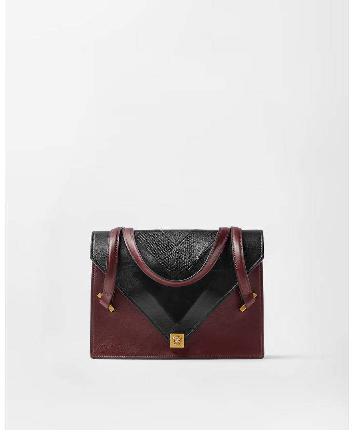 Severine Python-Effect Leather Shoulder Bag