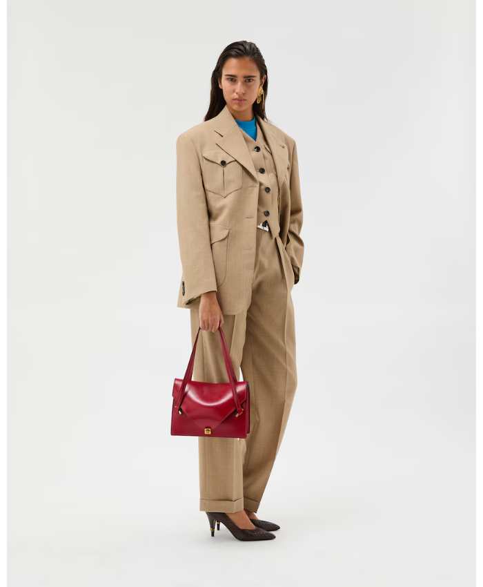 Severine Leather Shoulder Bag