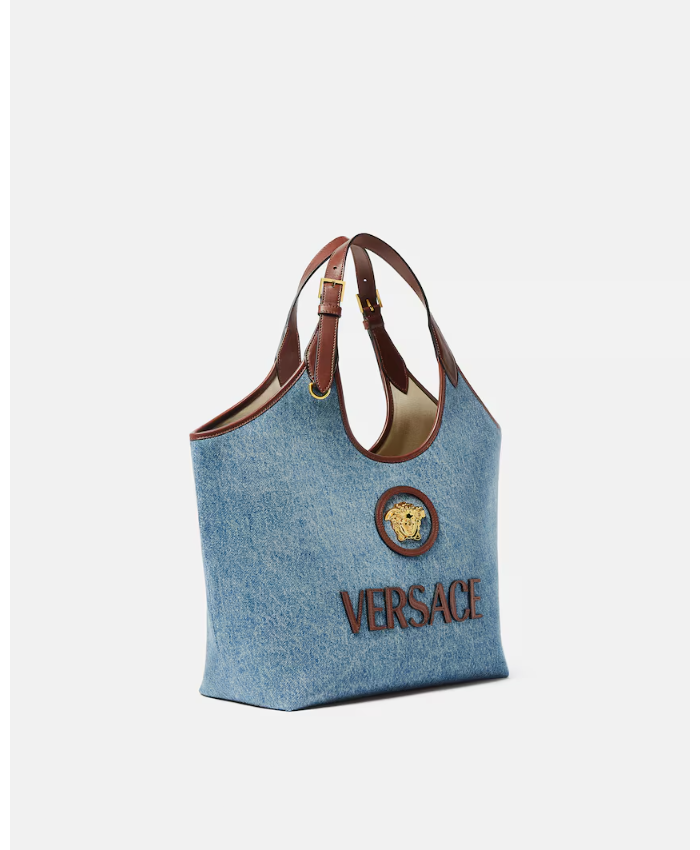La Medusa Denim Tote