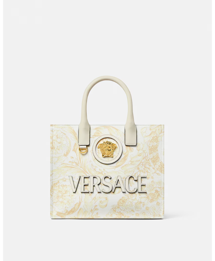 La Medusa Printed Small Canvas Tote