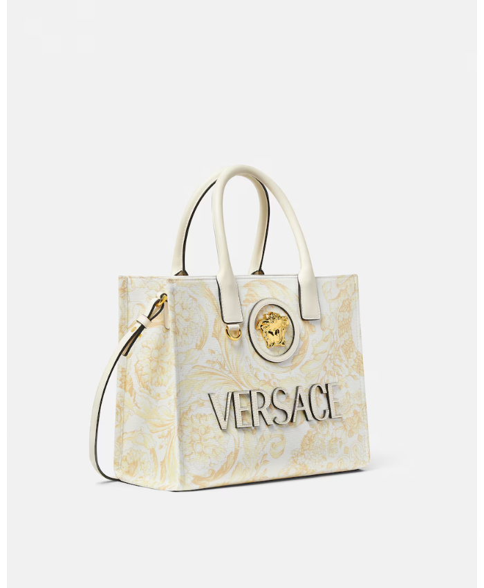 La Medusa Printed Small Canvas Tote