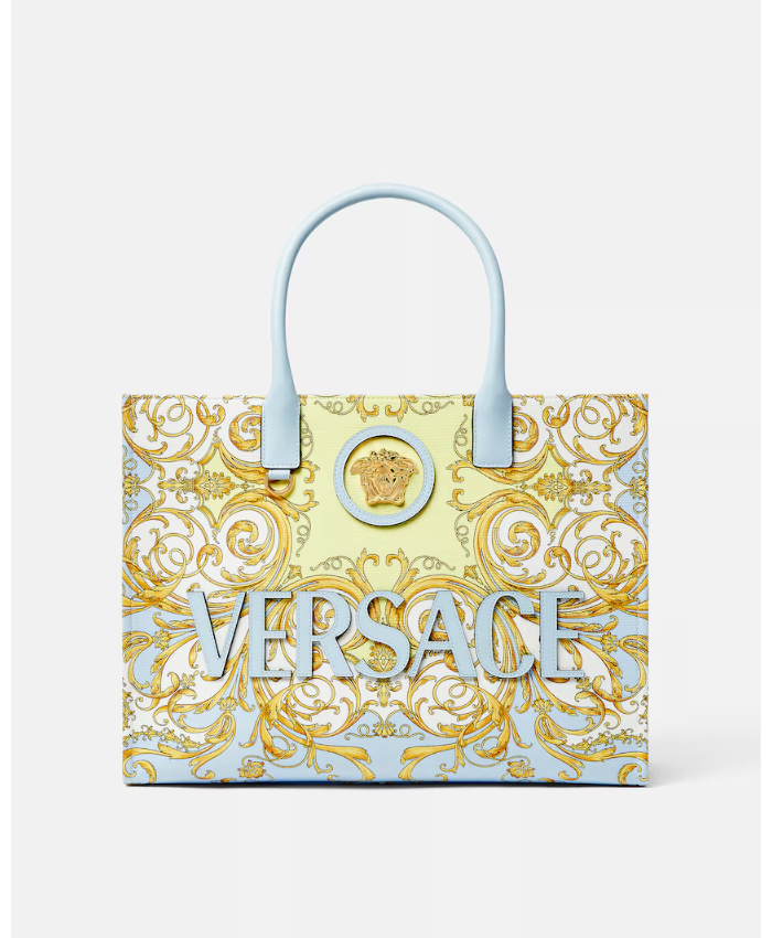 La Medusa Printed Large Canvas Tote