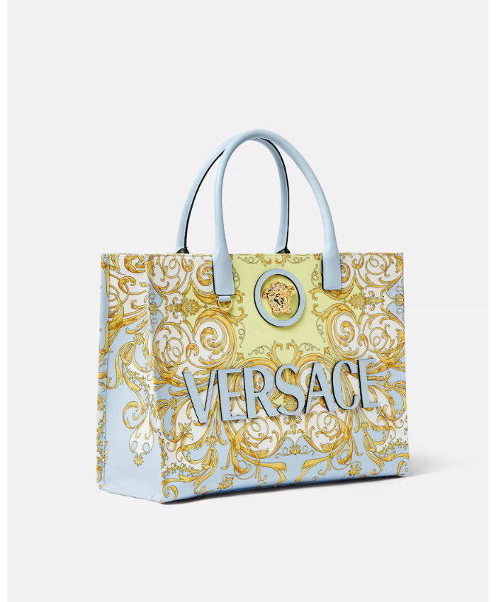 La Medusa Printed Large Canvas Tote