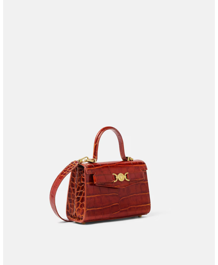 Medusa '95 Small Croc-Effect Top-Handle