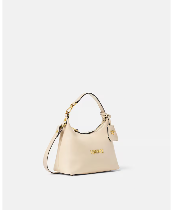 Versace Tag Nappa Hobo Bag