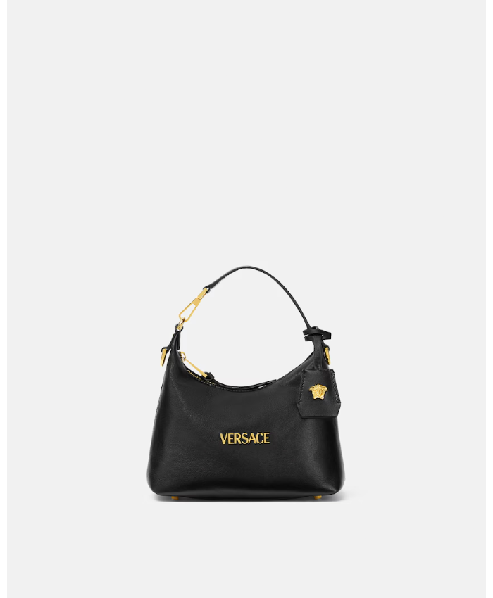 Versace Tag Nappa Hobo Bag