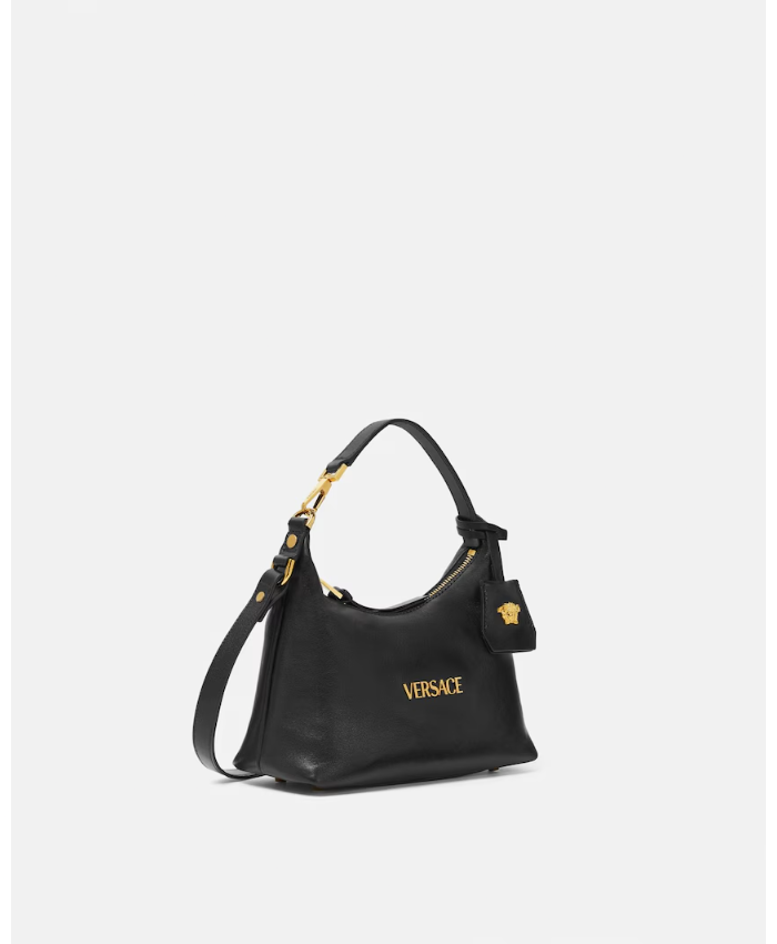 Versace Tag Nappa Hobo Bag
