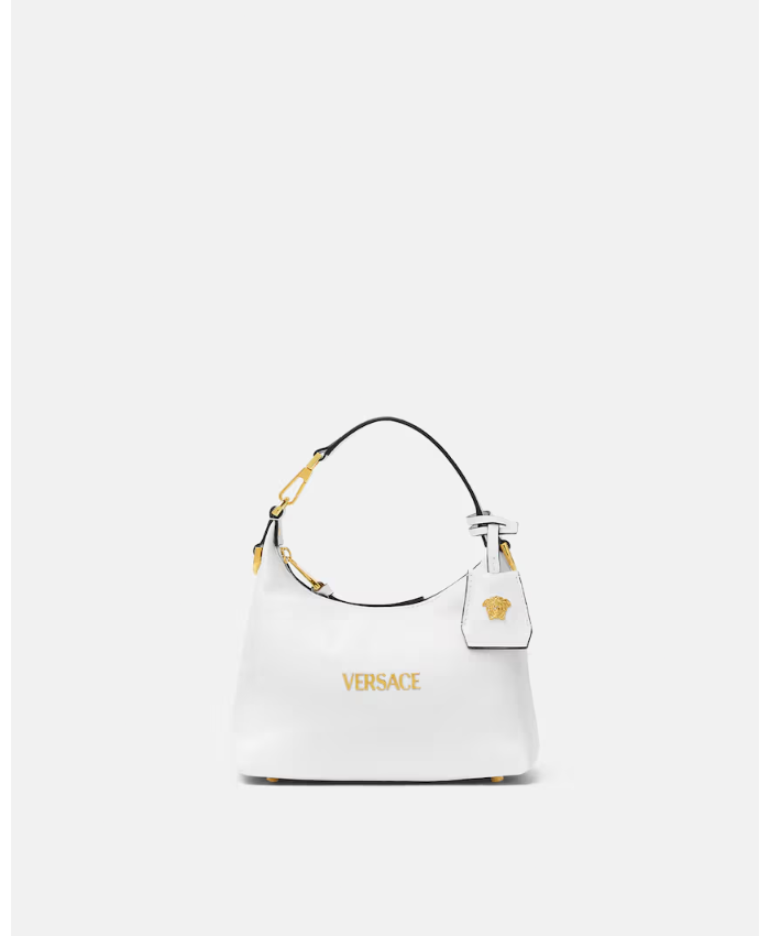 Versace Tag Nappa Hobo Bag