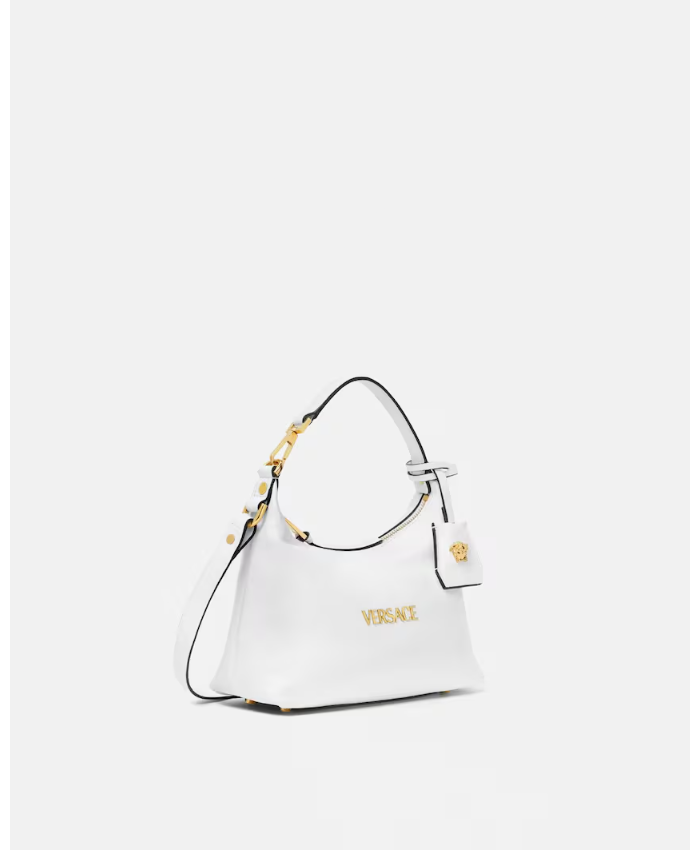 Versace Tag Nappa Hobo Bag