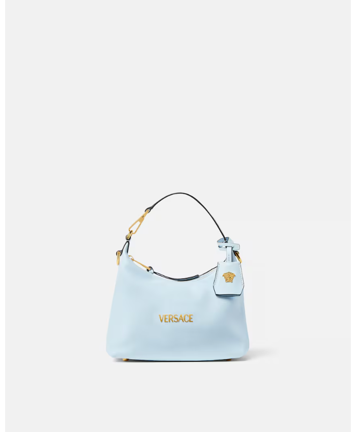 Versace Tag Nappa Hobo Bag