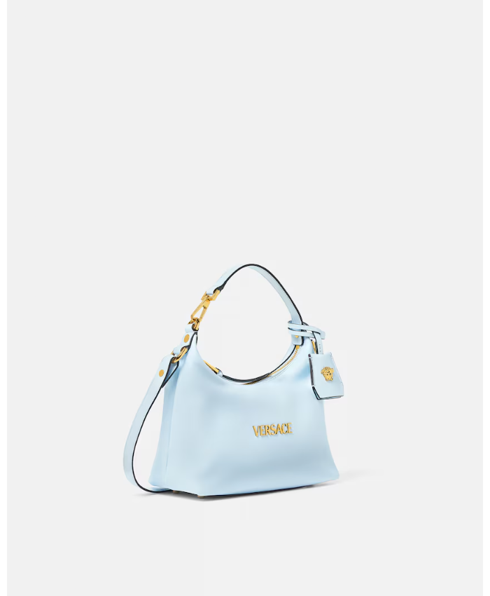 Versace Tag Nappa Hobo Bag