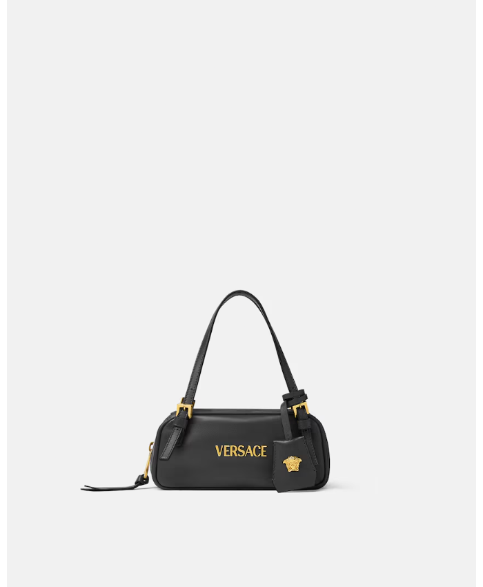 Versace Tag Nappa Bowling Mini Bag