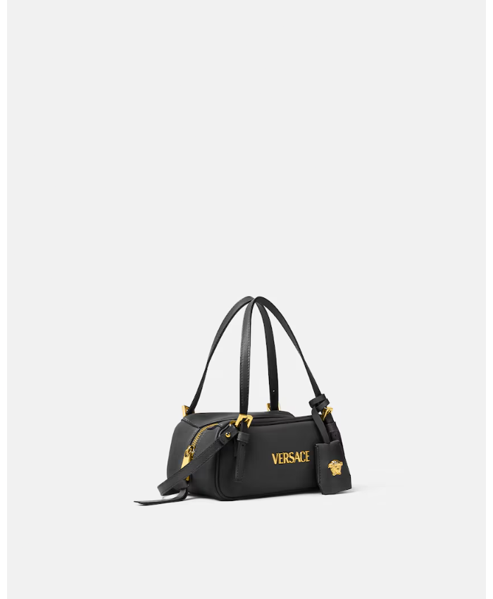 Versace Tag Nappa Bowling Mini Bag