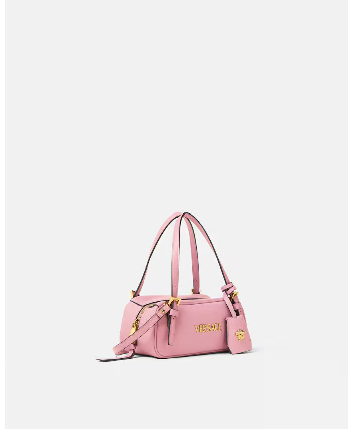 Versace Tag Nappa Bowling Mini Bag