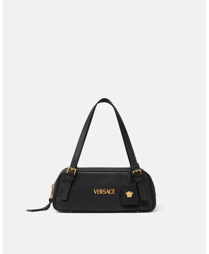 Versace Tag Nappa Bowling Bag