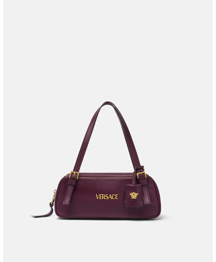 Versace Tag Nappa Bowling Bag