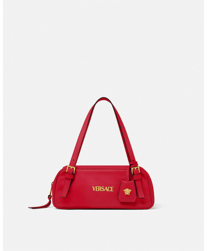Versace Tag Nappa Bowling Bag