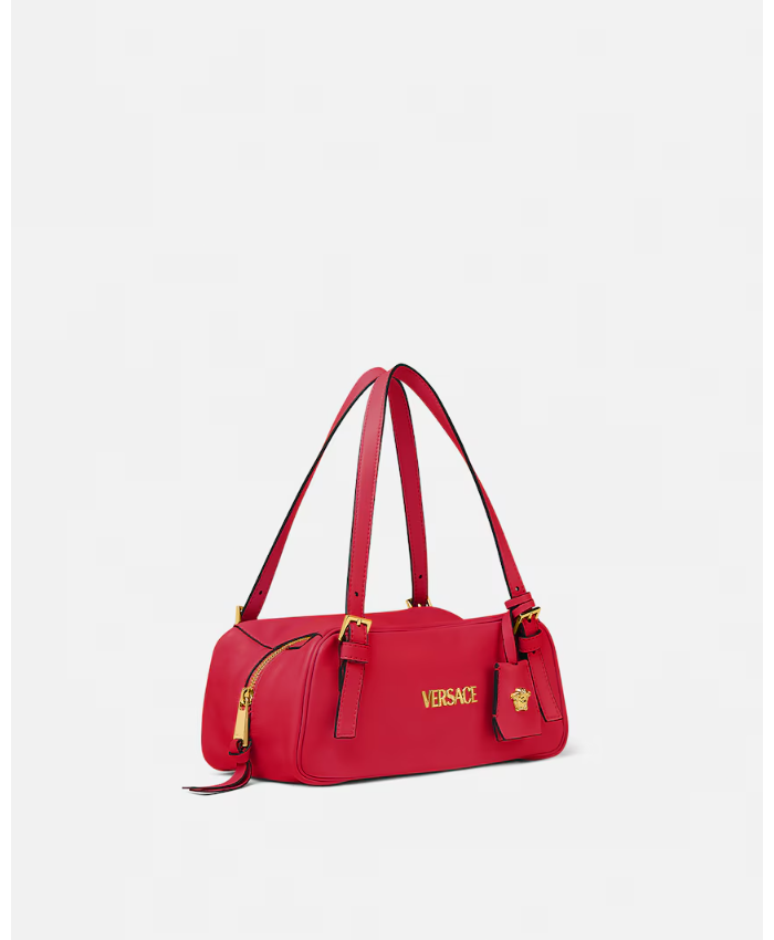 Versace Tag Nappa Bowling Bag