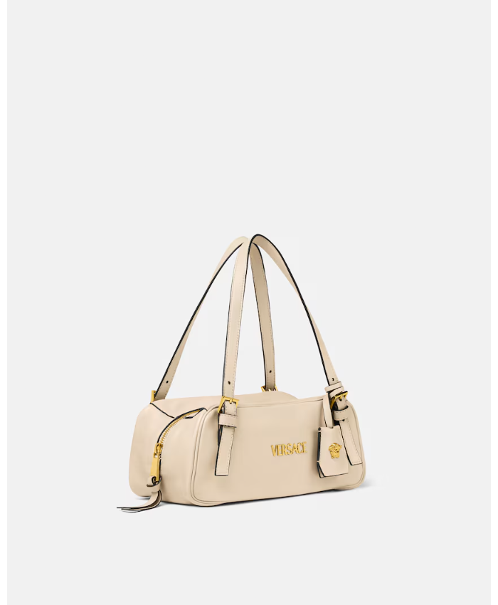  Versace Tag Nappa Bowling Bag