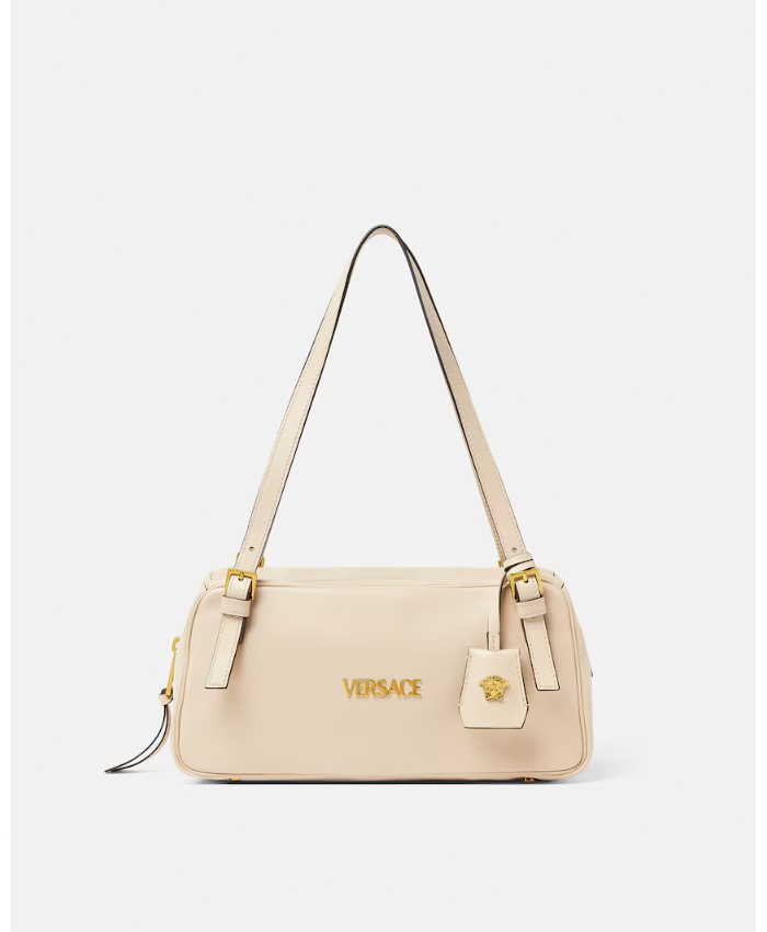 Versace Tag Large Nappa Bowling Bag