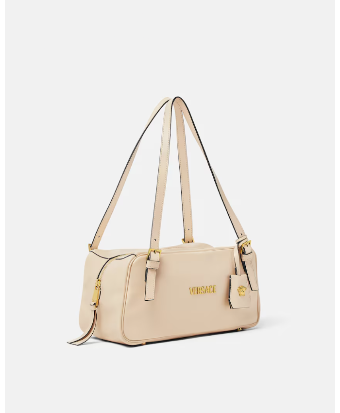 Versace Tag Large Nappa Bowling Bag