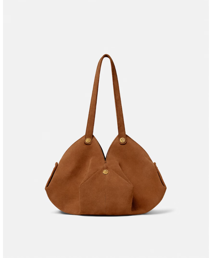 Protea Suede Shoulder Bag