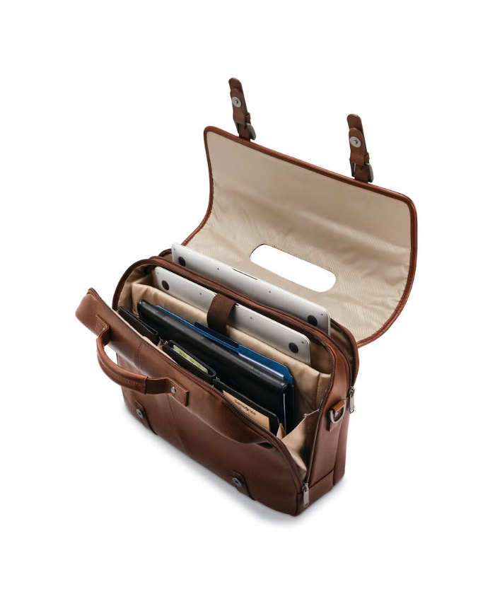 Classic Leather Flapover