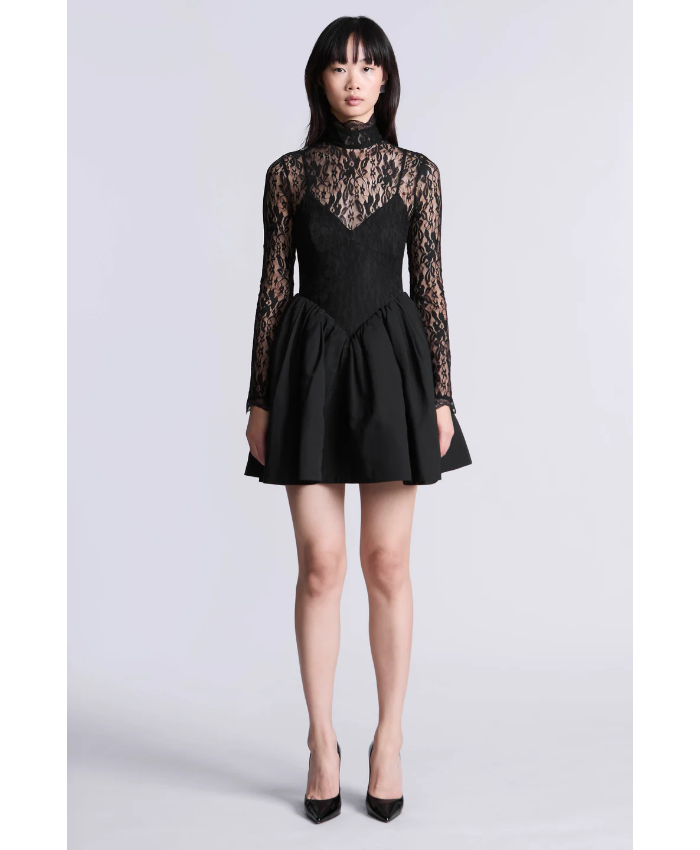 Stretch Lace Bubble Dress