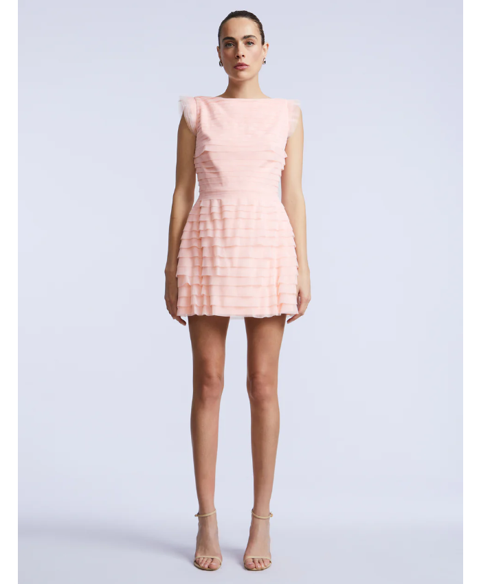 Tulle Tiered Mini Dress