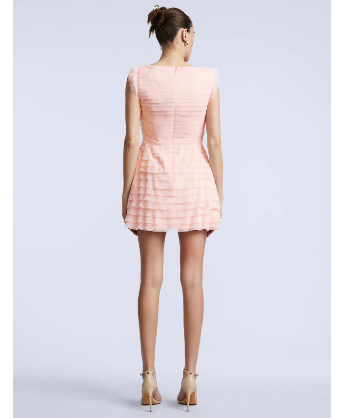 Tulle Tiered Mini Dress