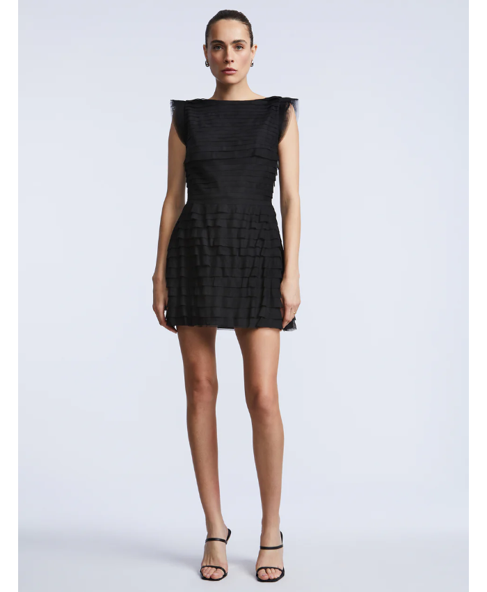 Tulle Tiered Mini Dress