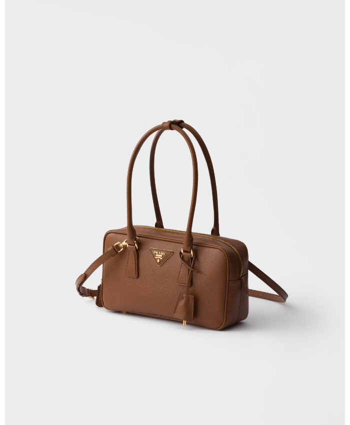 Small Saffiano Leather Top-handle Bag