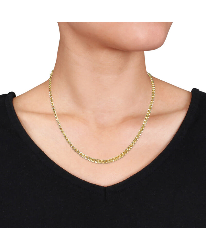 Amour 18-inch Woven Necklace In 14K Yellow Gold