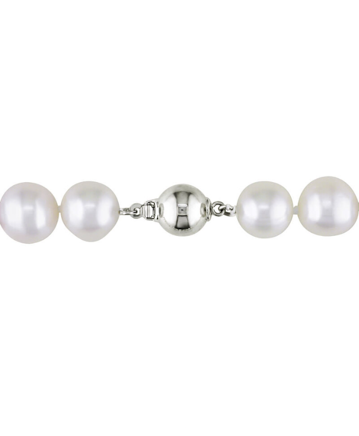 Amour 10 - 11 MM Freshwater Cultured Pearl Strand with Sterling Silver Ball Clasp