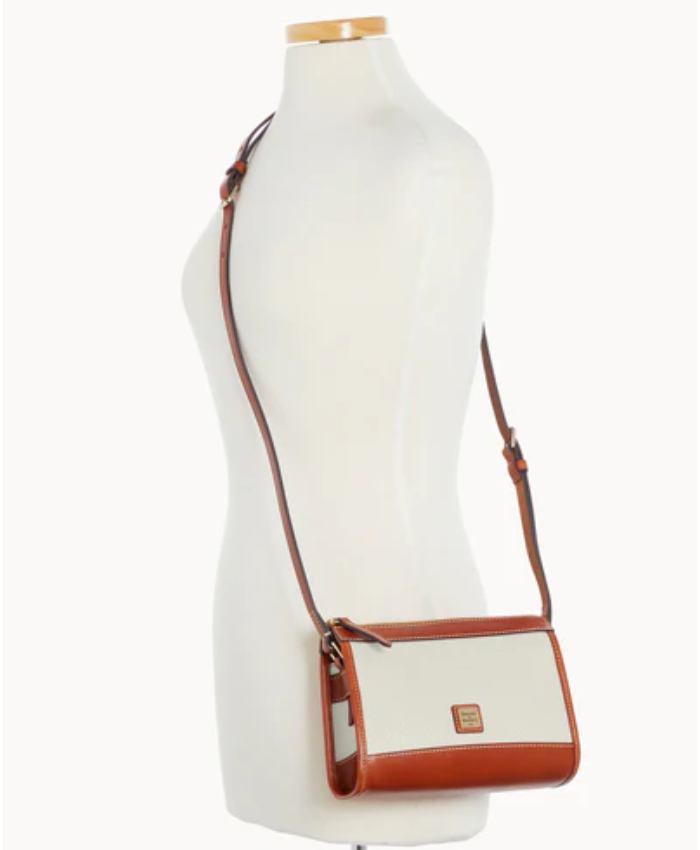 Pebble Grain Zip Crossbody