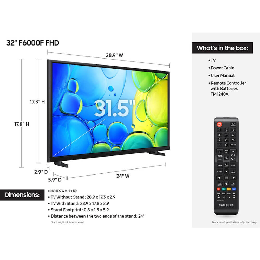 Samsung 32 inch Class FHD LCD Smart TV