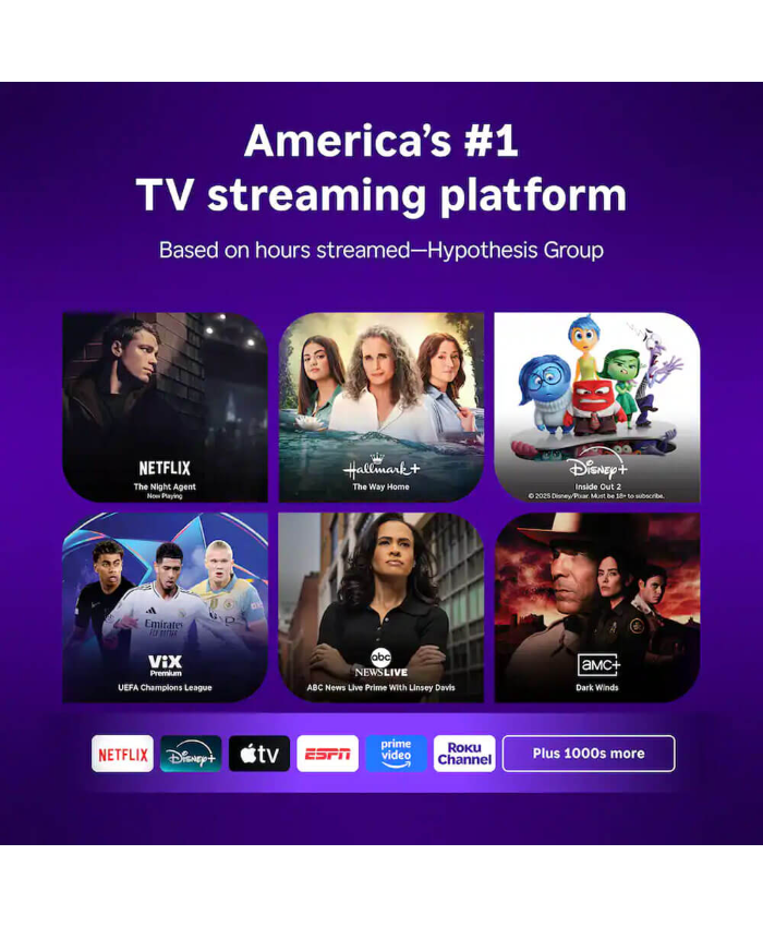 Roku Smart TV 2025 - 32 Inch Select Series, 1080p Full HD TV
