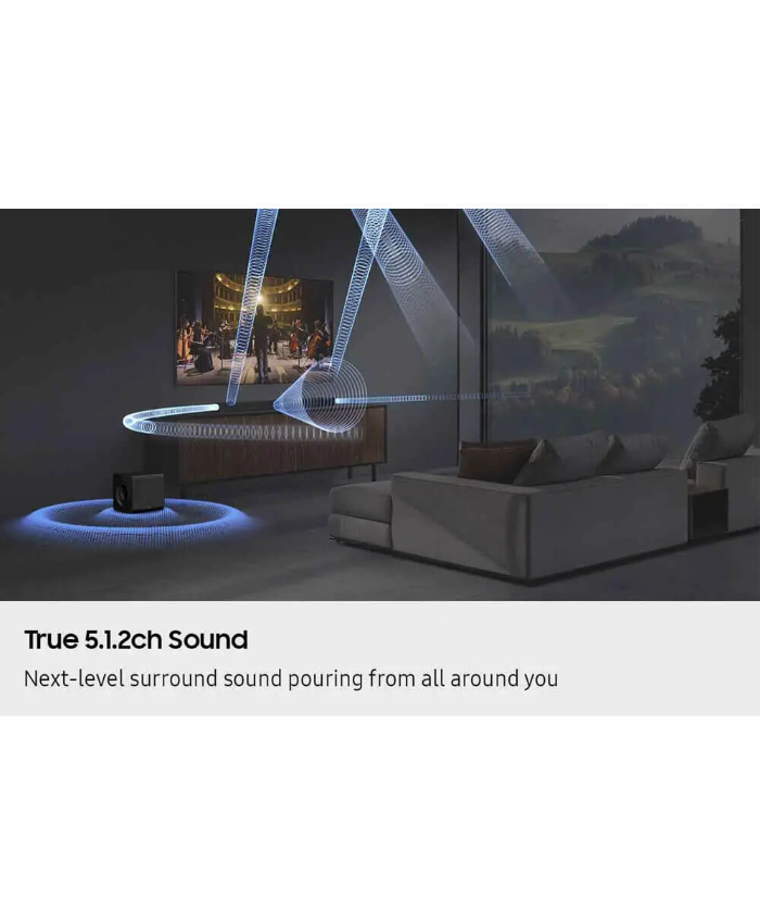 Samsung 5.1.2 Channel Q-Series Dolby Atmos Soundbar with Subwoofer