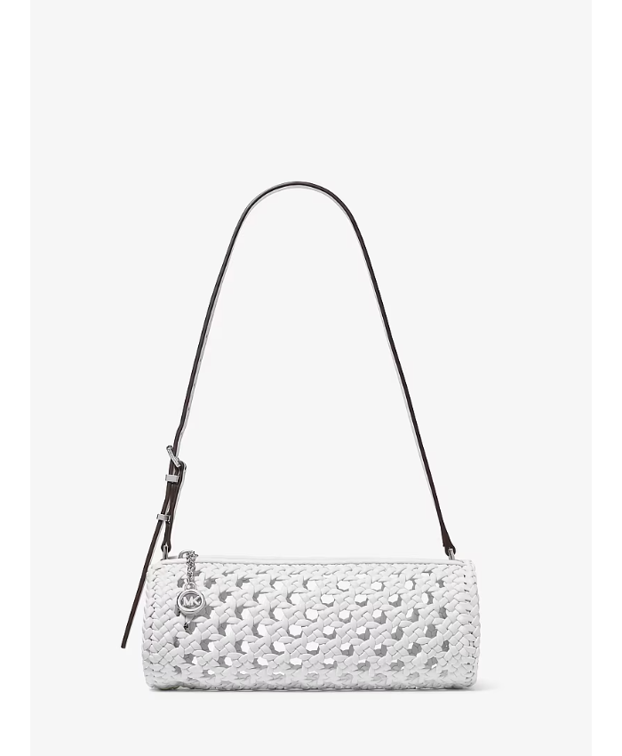 Izzy Small Crocheted Barrel Pochette