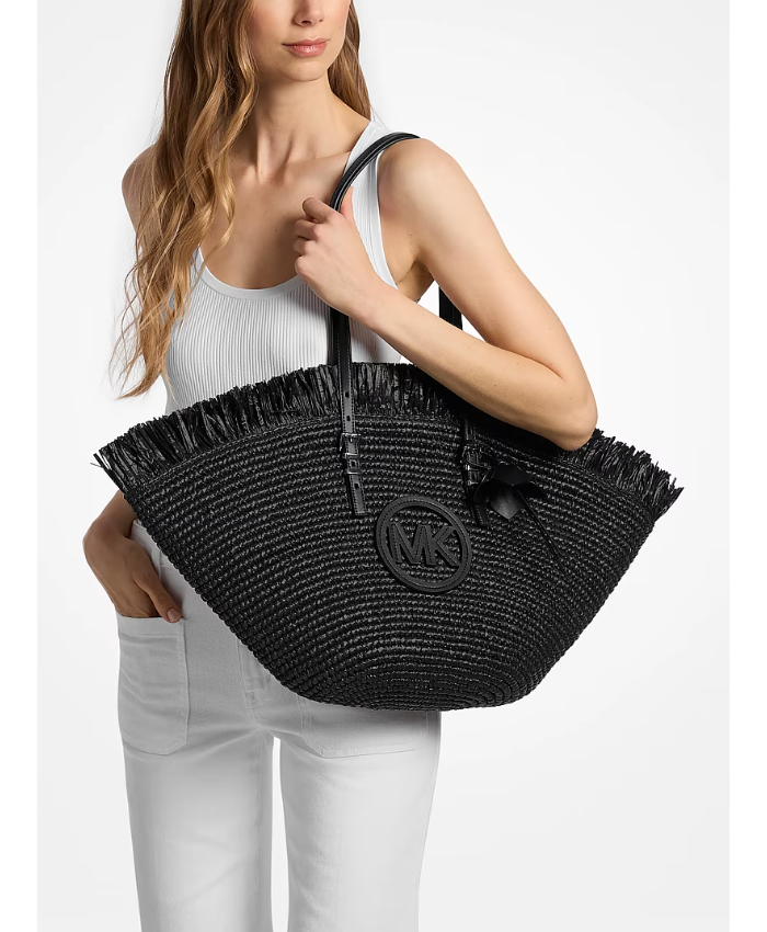 Isa Large Hand-Crocheted Fan Tote Bag