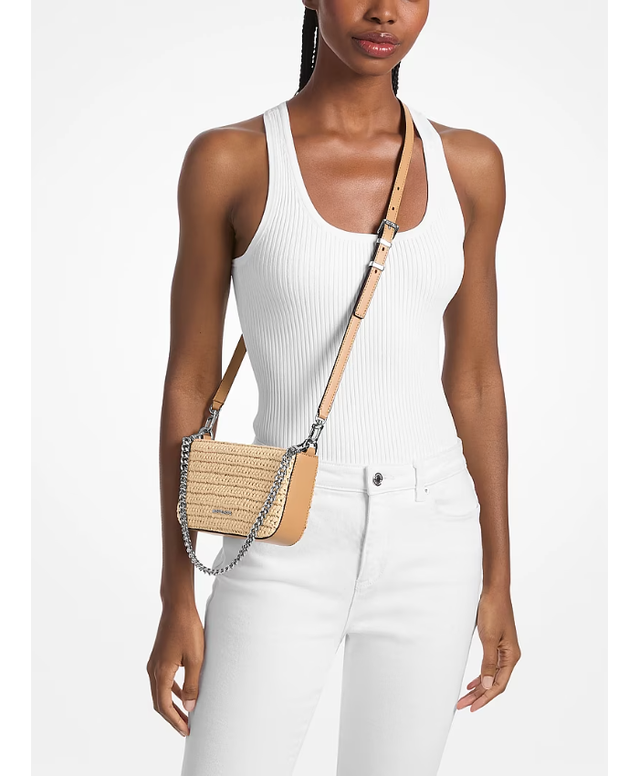 Bryant Small Crocheted Convertible Crossbody Pochette