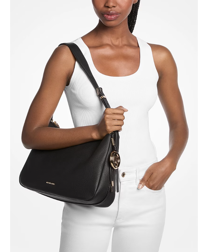 Nolita Medium Pebbled Leather Shoulder Bag
