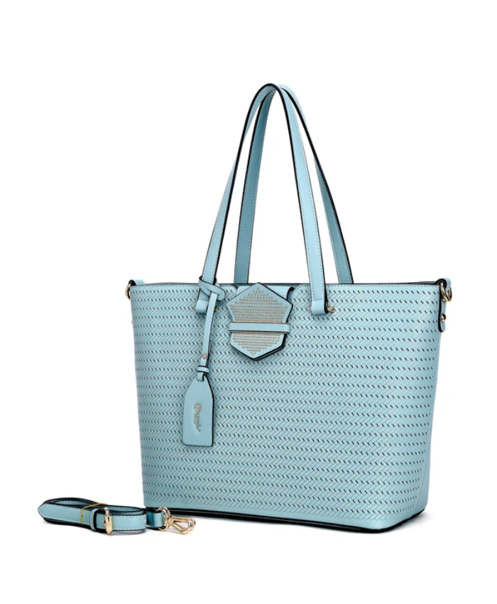 Brangio Italy Woven Luxury Women’s Shoulder Handbag