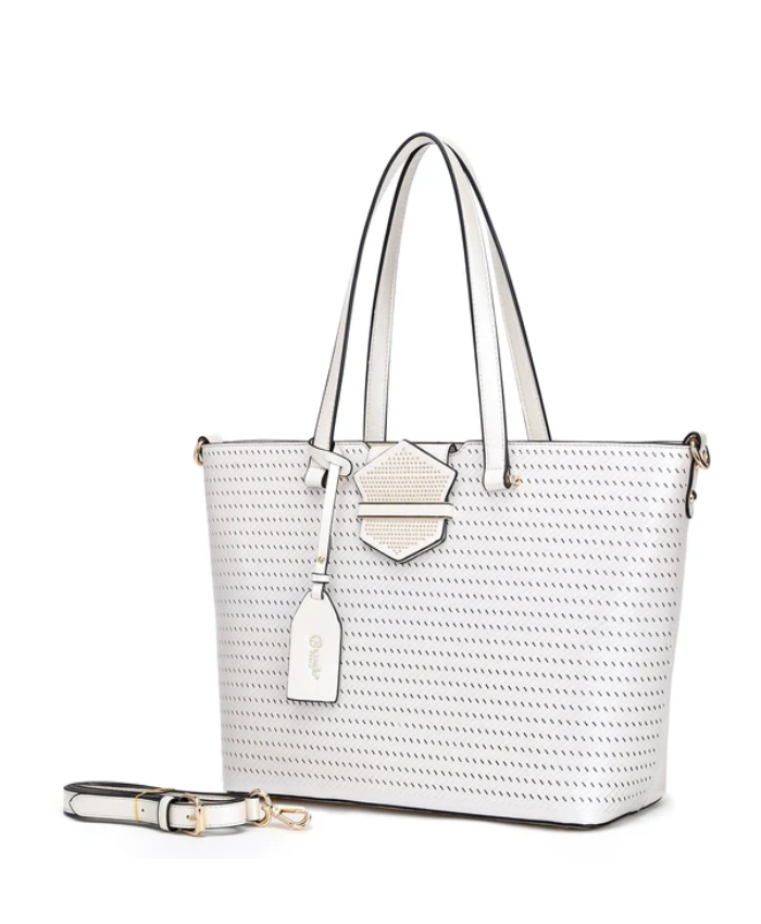 Brangio Italy Woven Luxury Women’s Shoulder Handbag