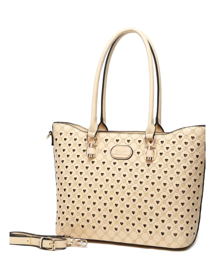 Brangio Italy Monogram Signature Designer Tote Bag