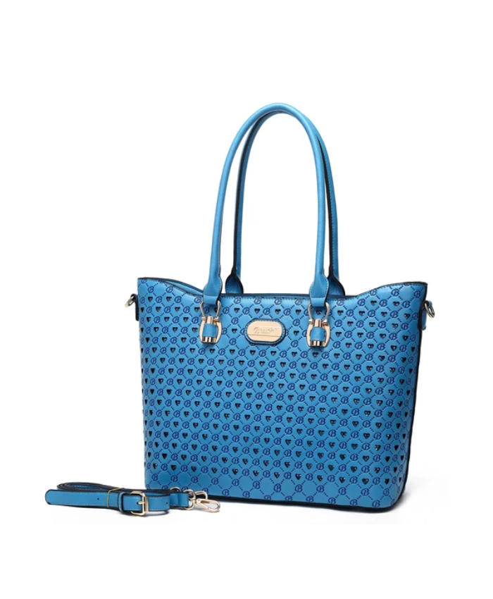 Brangio Italy Monogram Signature Designer Tote Bag