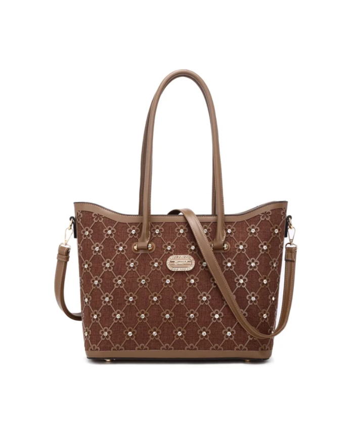 Brangio Italy Bloom Elegance Wildflower 3D Tote Bag`